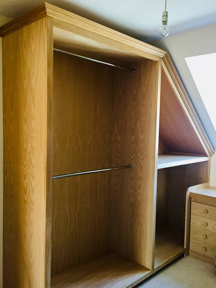 Fitted Wardrobes Plymouth - Built In Oak Wardrobe - James Hewitt Furniture By Design