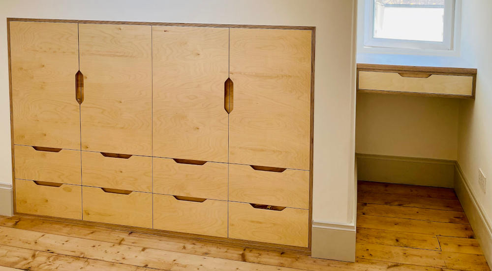 Handmade Furniture Plymouth - Storage With Vanity - James Hewitt Furniture By Design